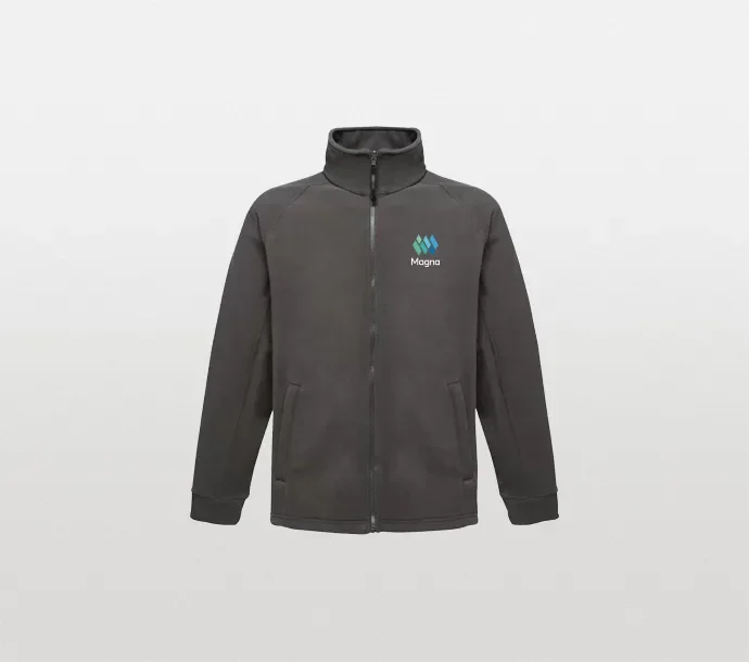 Example of a zip-up fleece for your business-branded Gold VIP reward